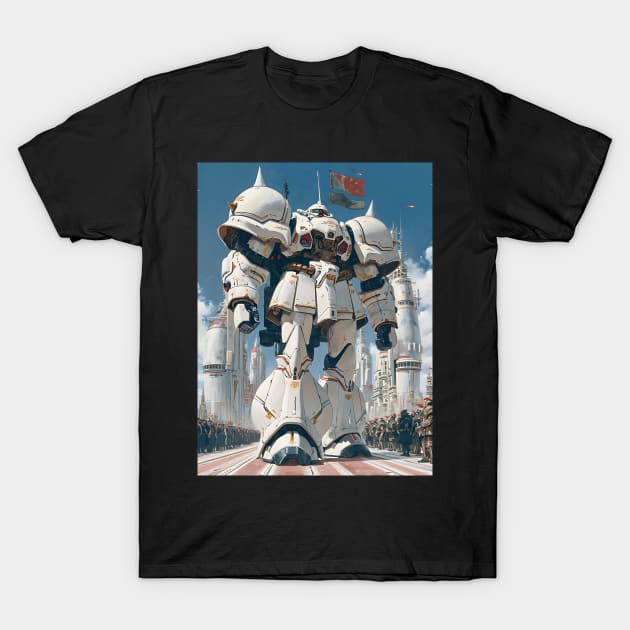 Winged Warriors: Gundam Wing, Mecha Epic, and Anime-Manga Legacy Unleashed T-Shirt by insaneLEDP